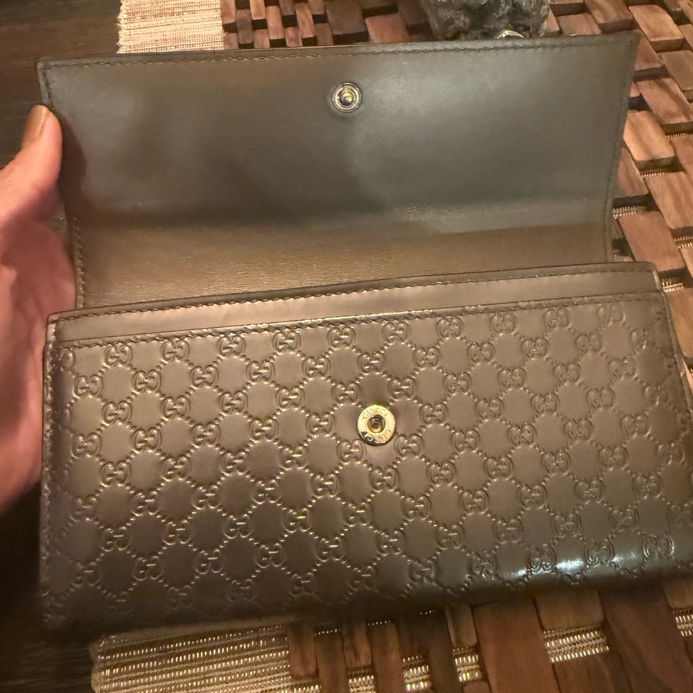 Grey Microguccissima Continental Wallet - Picture 3 of 8